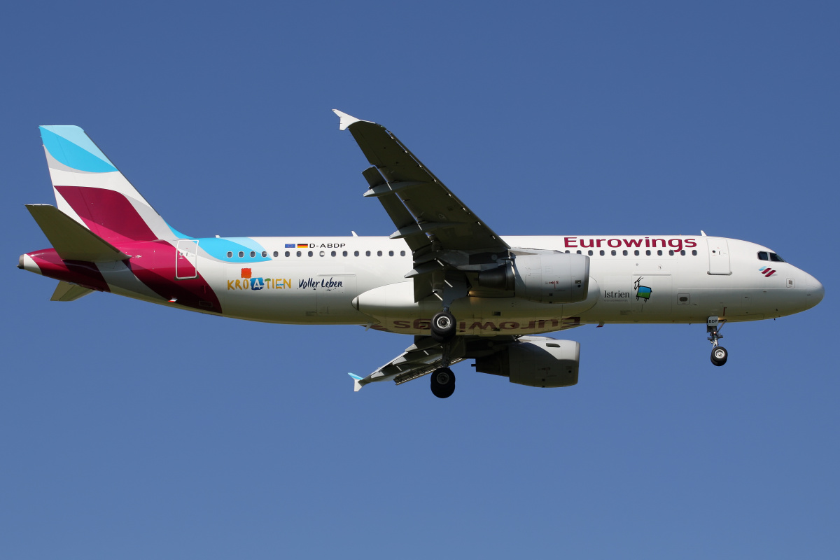 D-ABDP (Samoloty » Spotting na EPWA » Airbus A320-200 » Eurowings)