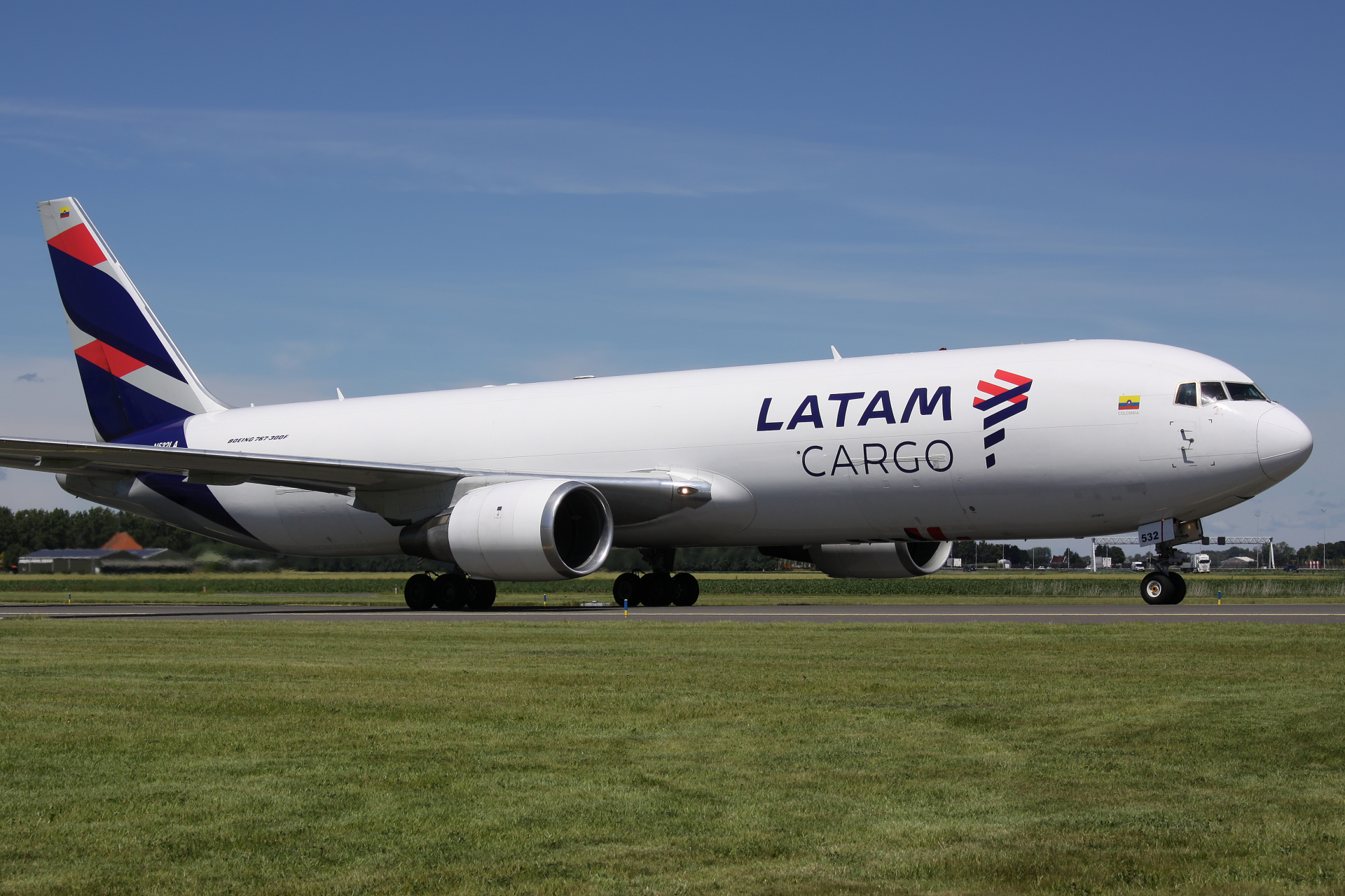 N532LA, LATAM Cargo (Samoloty » Spotting na Schiphol » Boeing 767-300F)