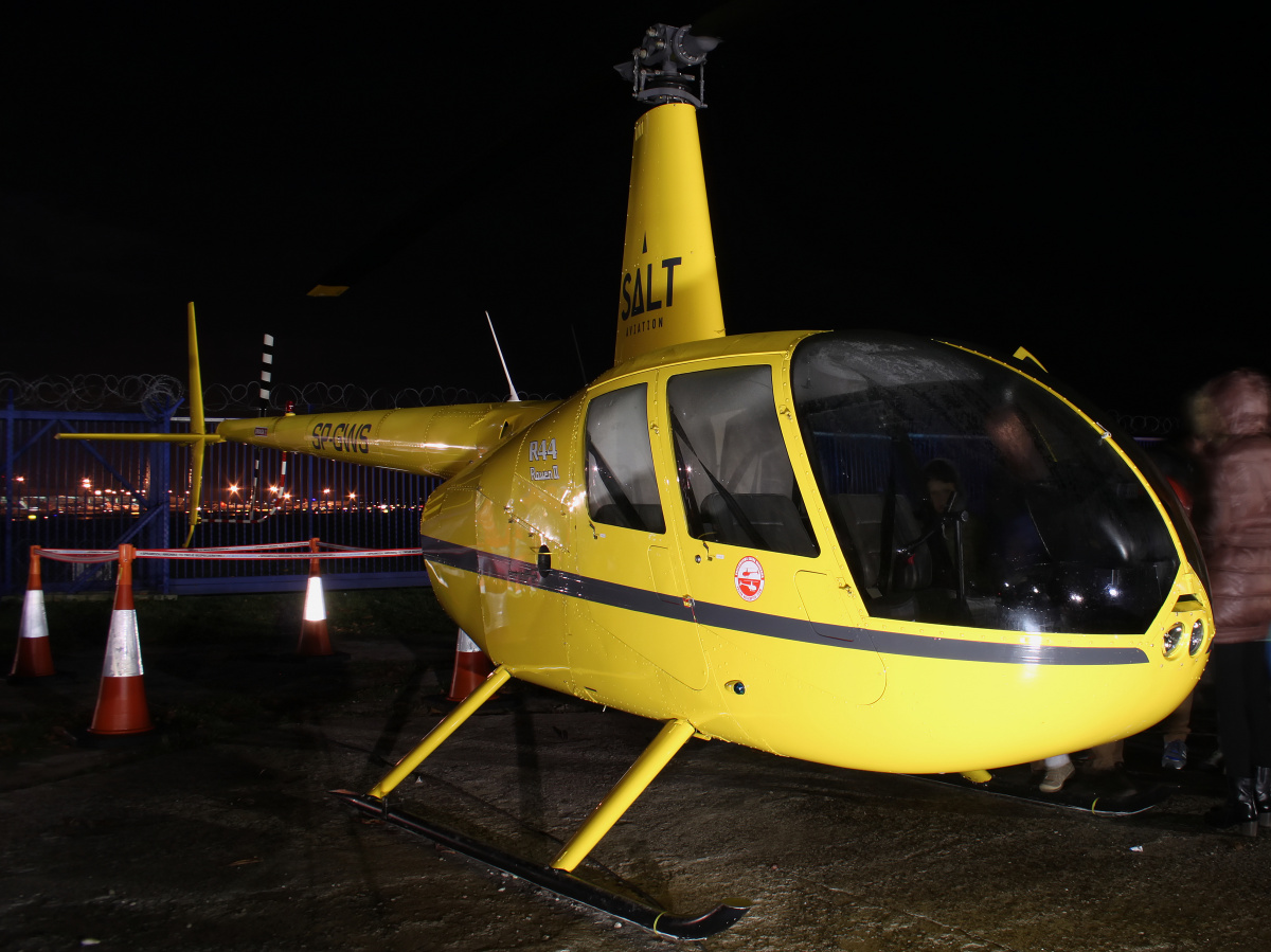 Robinson R44 Raven II, SP-GWS, SALT Aviation (Aircraft » Institute of Aviation)