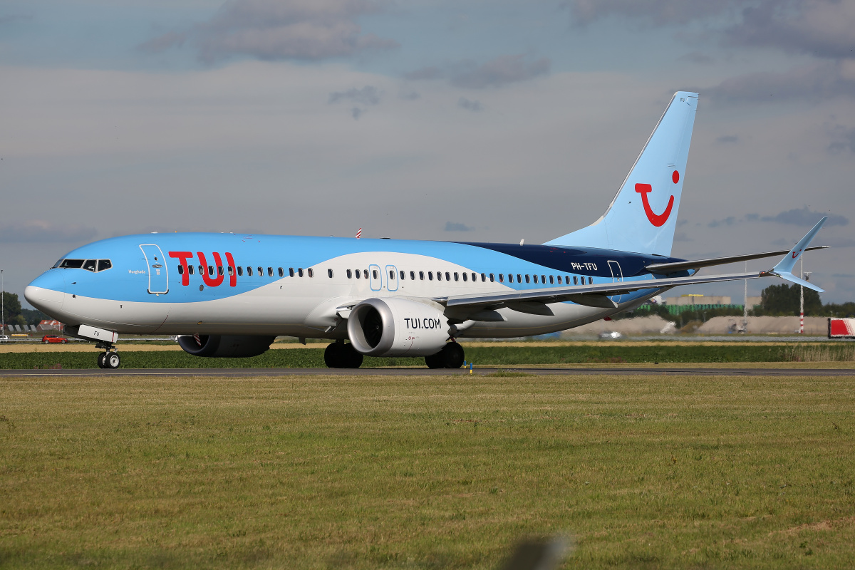 PH-TFU, TUI fly Netherlands (Samoloty » Spotting na Schiphol » Boeing 737-8 MAX » TUI fly)
