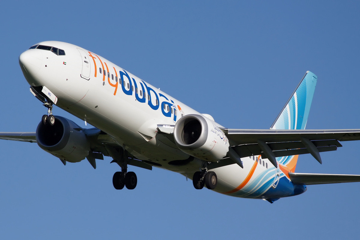 A6-FMQ ("50 years of unity" sticker) (Aircraft » EPWA Spotting » Boeing 737-8 MAX » FlyDubai)