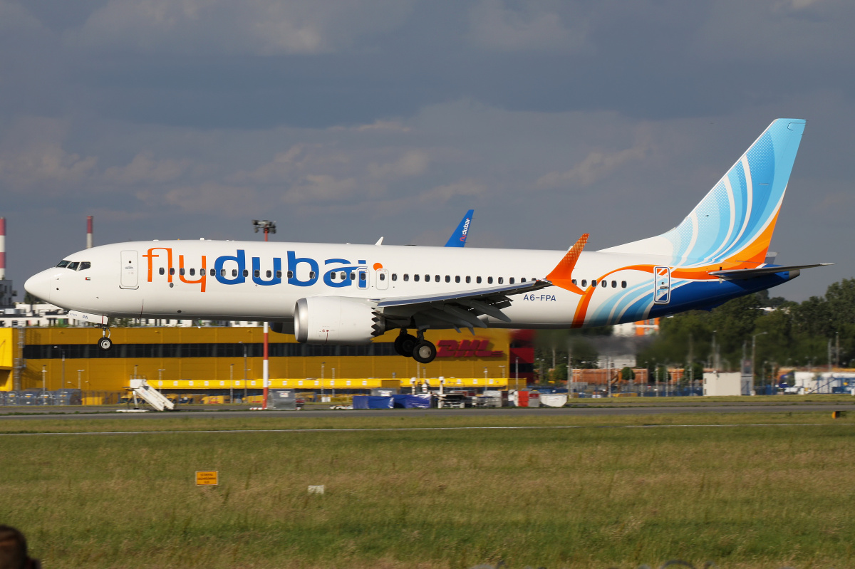 A6-FPA (Samoloty » Spotting na EPWA » Boeing 737-8 MAX » FlyDubai)