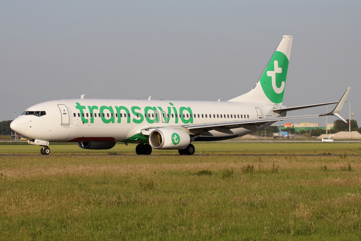 PH-HSM (Samoloty » Spotting na Schiphol » Boeing 737-800 » Transavia)