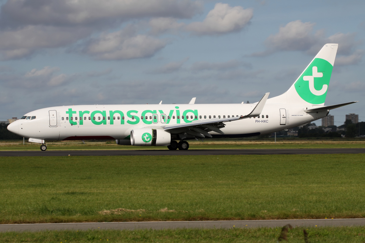 PH-HXC (Aircraft » Schiphol Spotting » Boeing 737-800 » Transavia)