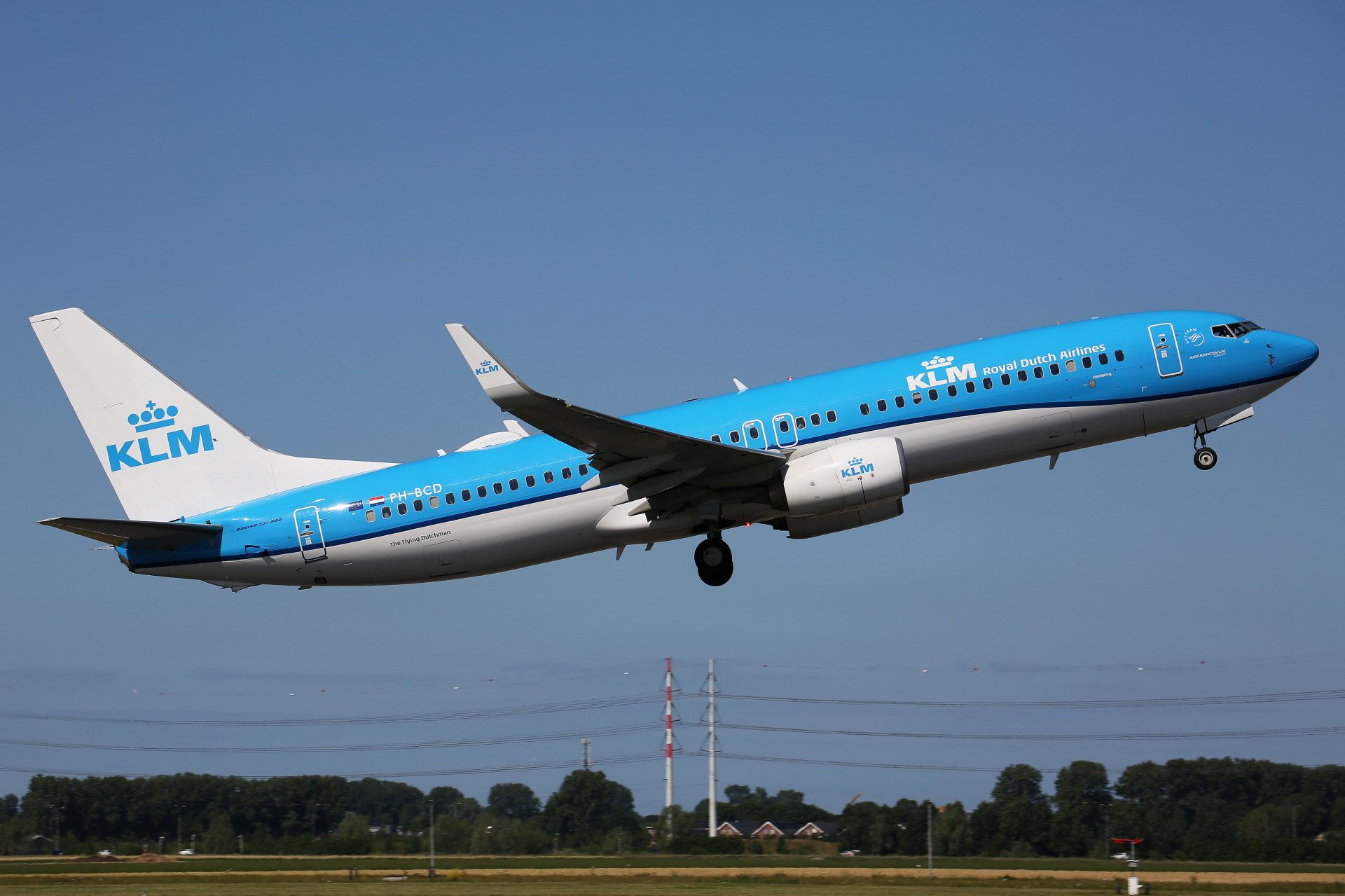 PH-BCD (Samoloty » Spotting na Schiphol » Boeing 737-800 » KLM Royal Dutch Airlines)