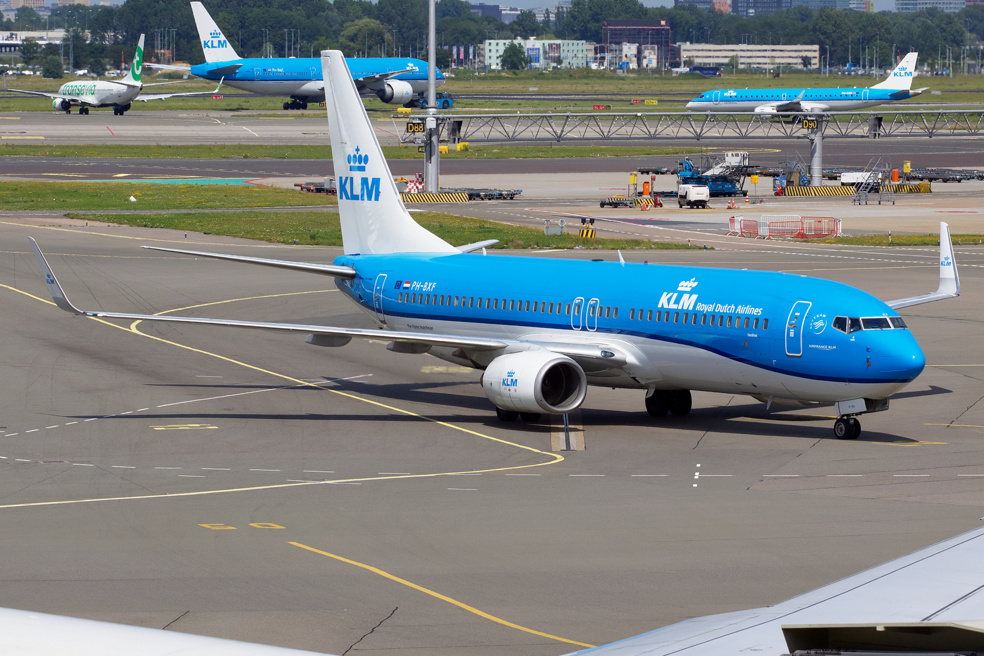 PH-BXF (Samoloty » Spotting na Schiphol » Boeing 737-800 » KLM Royal Dutch Airlines)