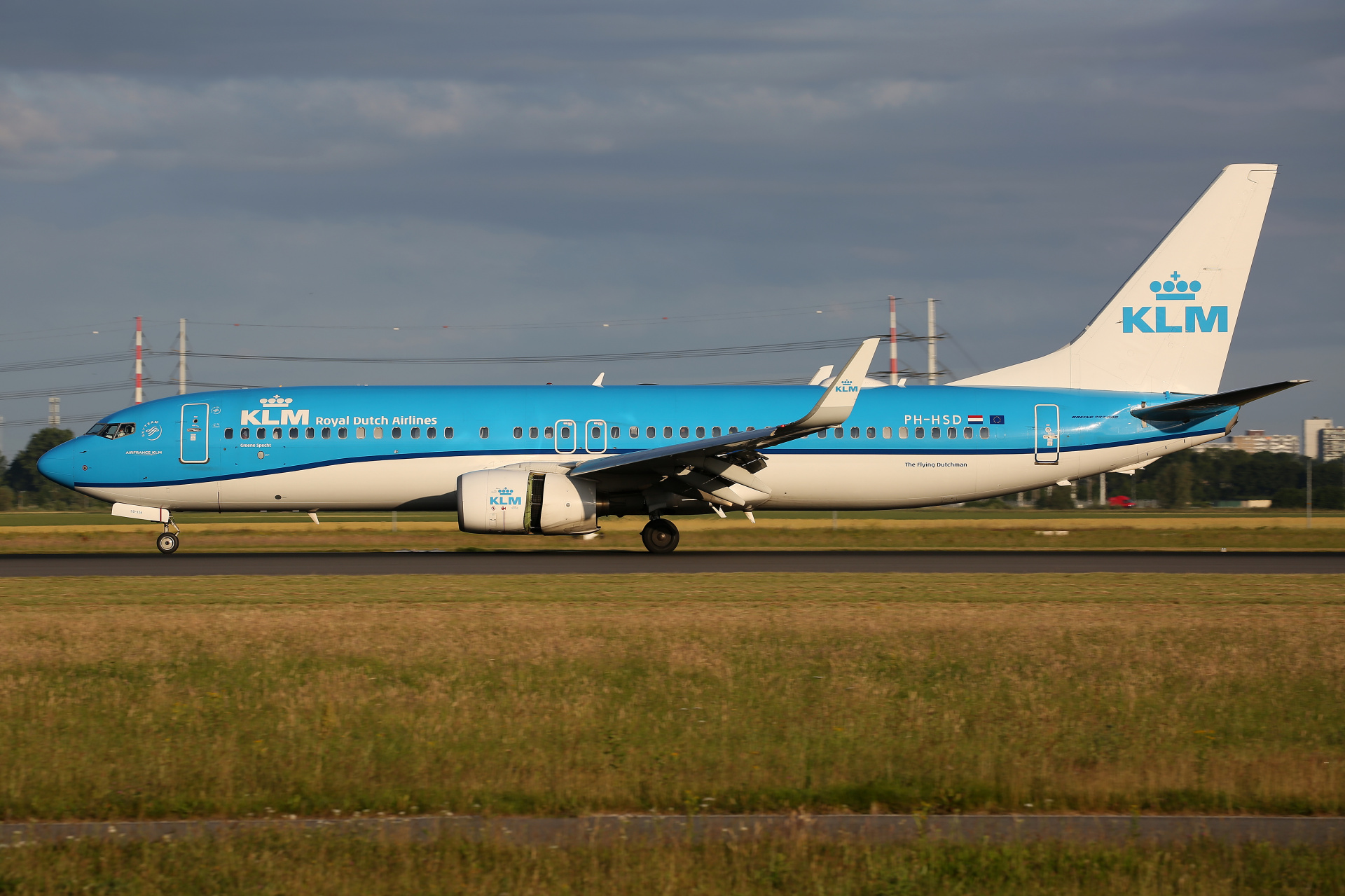 PH-HSD (Samoloty » Spotting na Schiphol » Boeing 737-800 » KLM Royal Dutch Airlines)