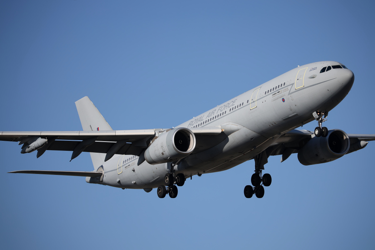 Voyager KC.3, ZZ338, Królewskie Siły Powietrzne (AirTanker)