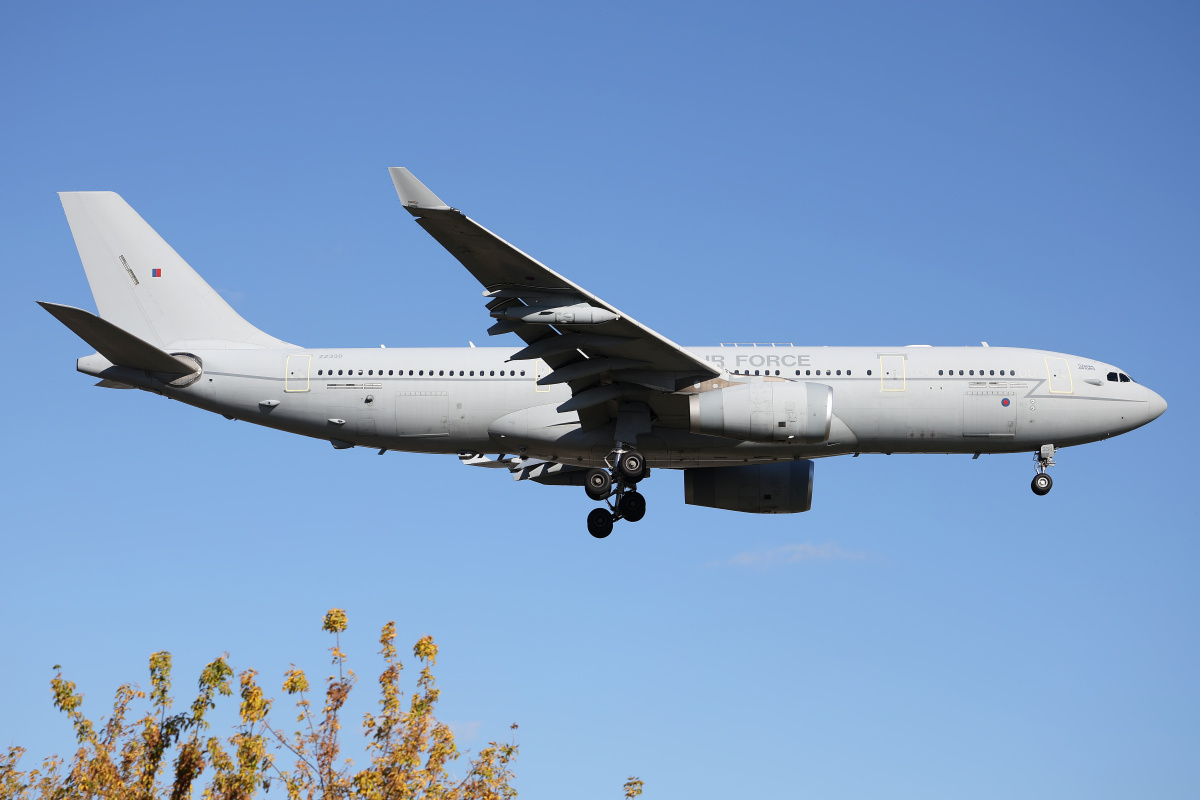 Voyager KC.3, ZZ338, Królewskie Siły Powietrzne (AirTanker)