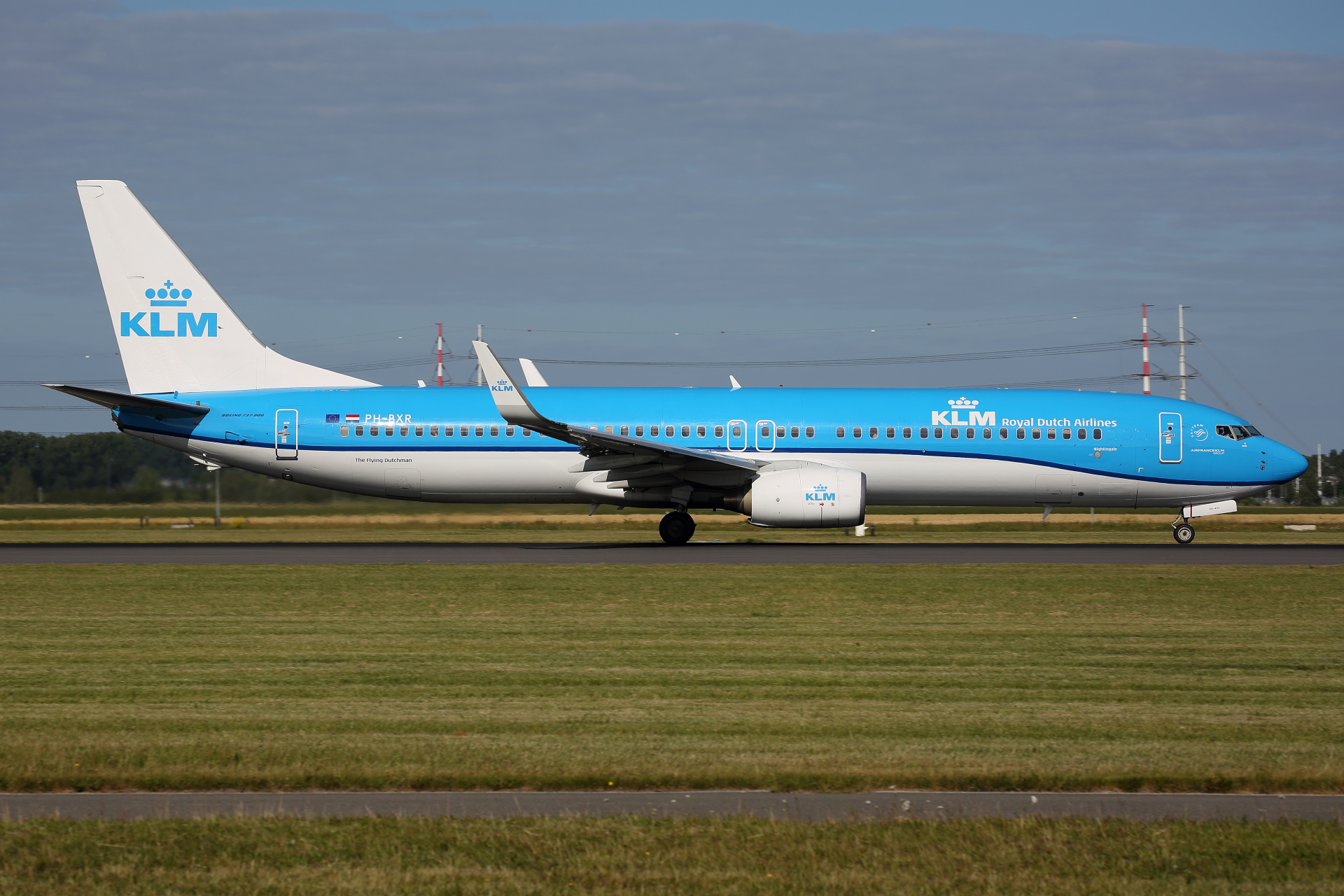 PH-BXR (nowe malowanie) (Samoloty » Spotting na Schiphol » Boeing 737-900 » KLM Royal Dutch Airlines)