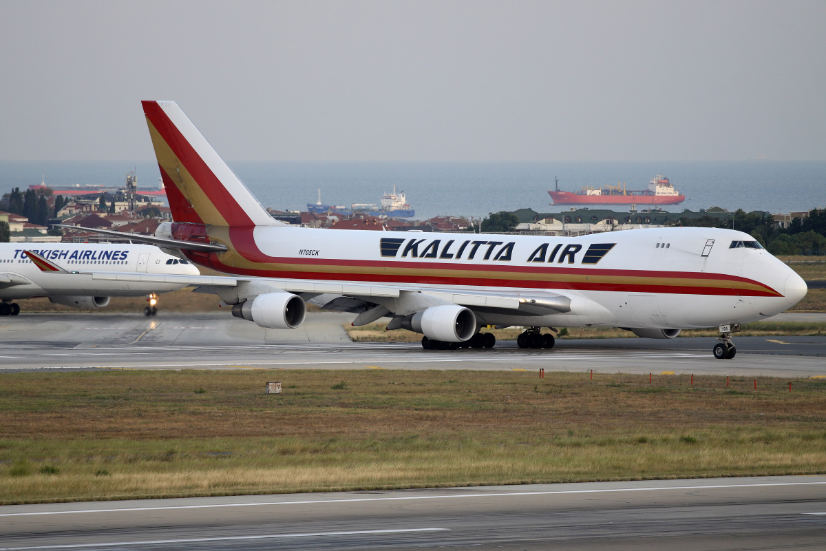 N705CK, Kalitta Air  (Aircraft » Istanbul Atatürk Airport » Boeing 747-400F)