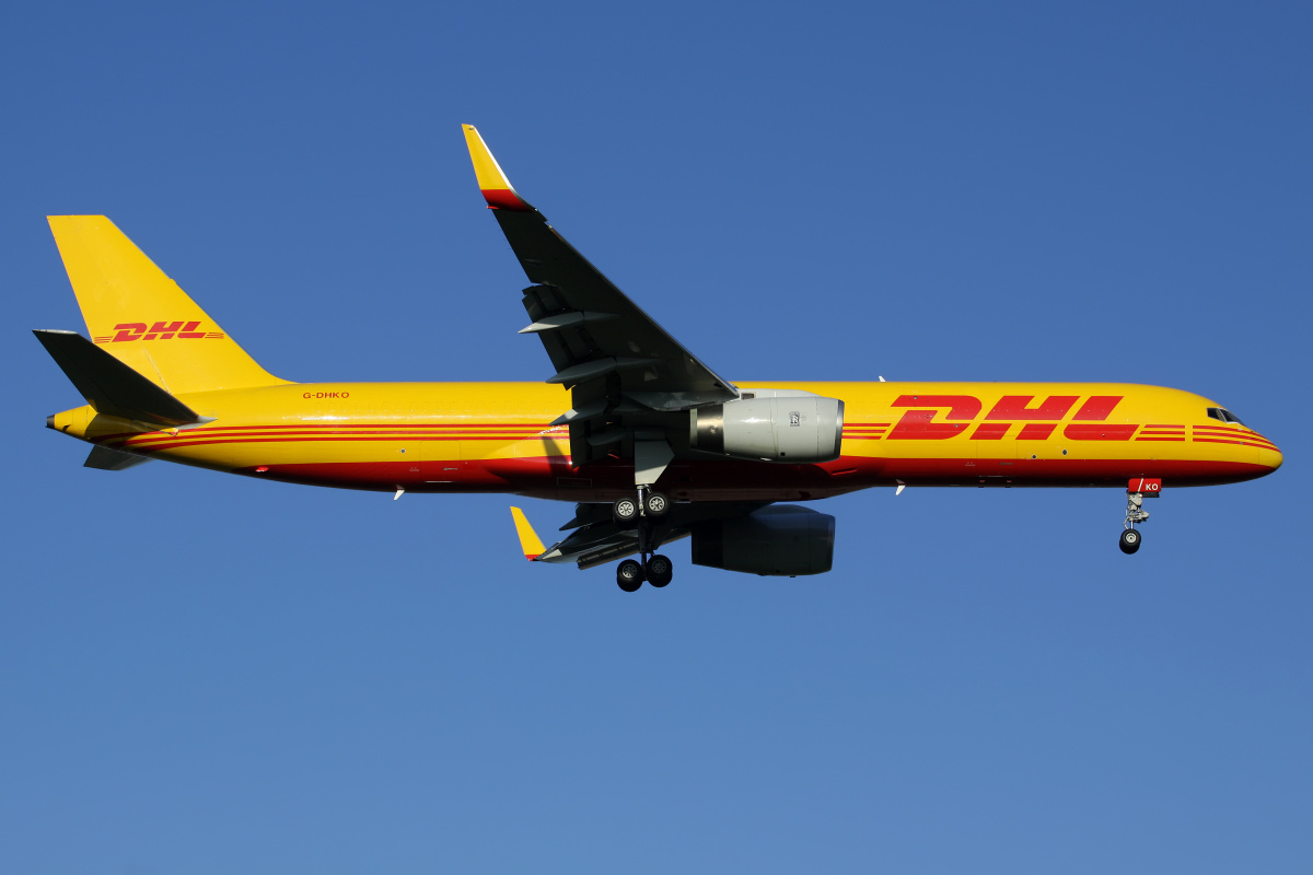 PCF, G-DHKO, DHL Air (Samoloty » Spotting na EPWA » Boeing 757-200F » DHL)