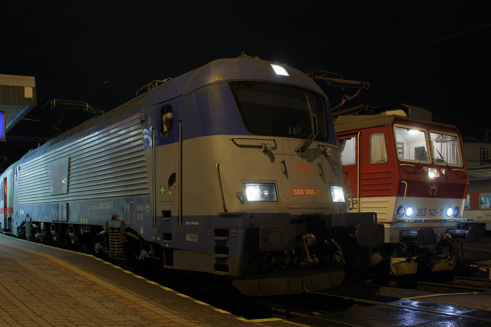 Škoda 109E 380 006-7 (Travels » Bratislava » Vehicles » Trains and Locomotives)