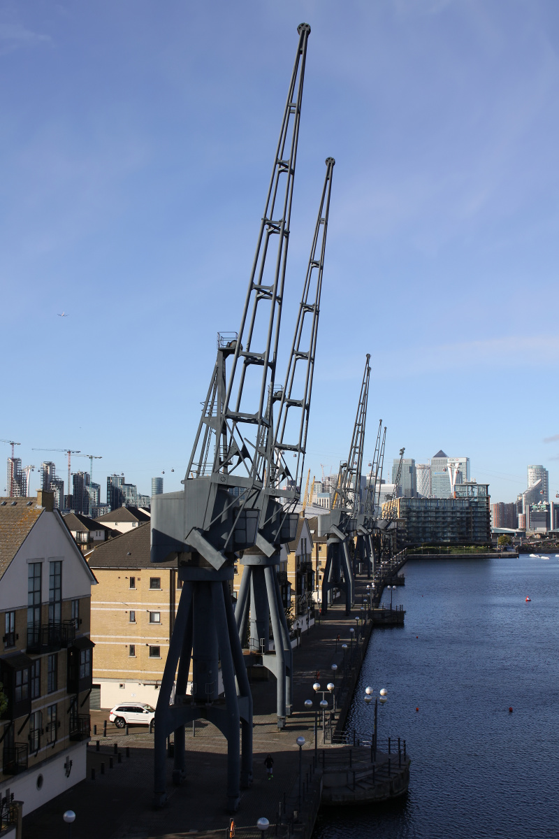 Cranes at Royal Docks