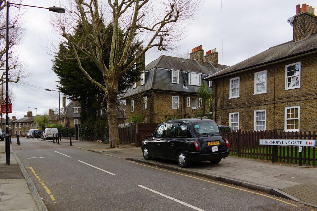 Houses on the Isle of Dogs