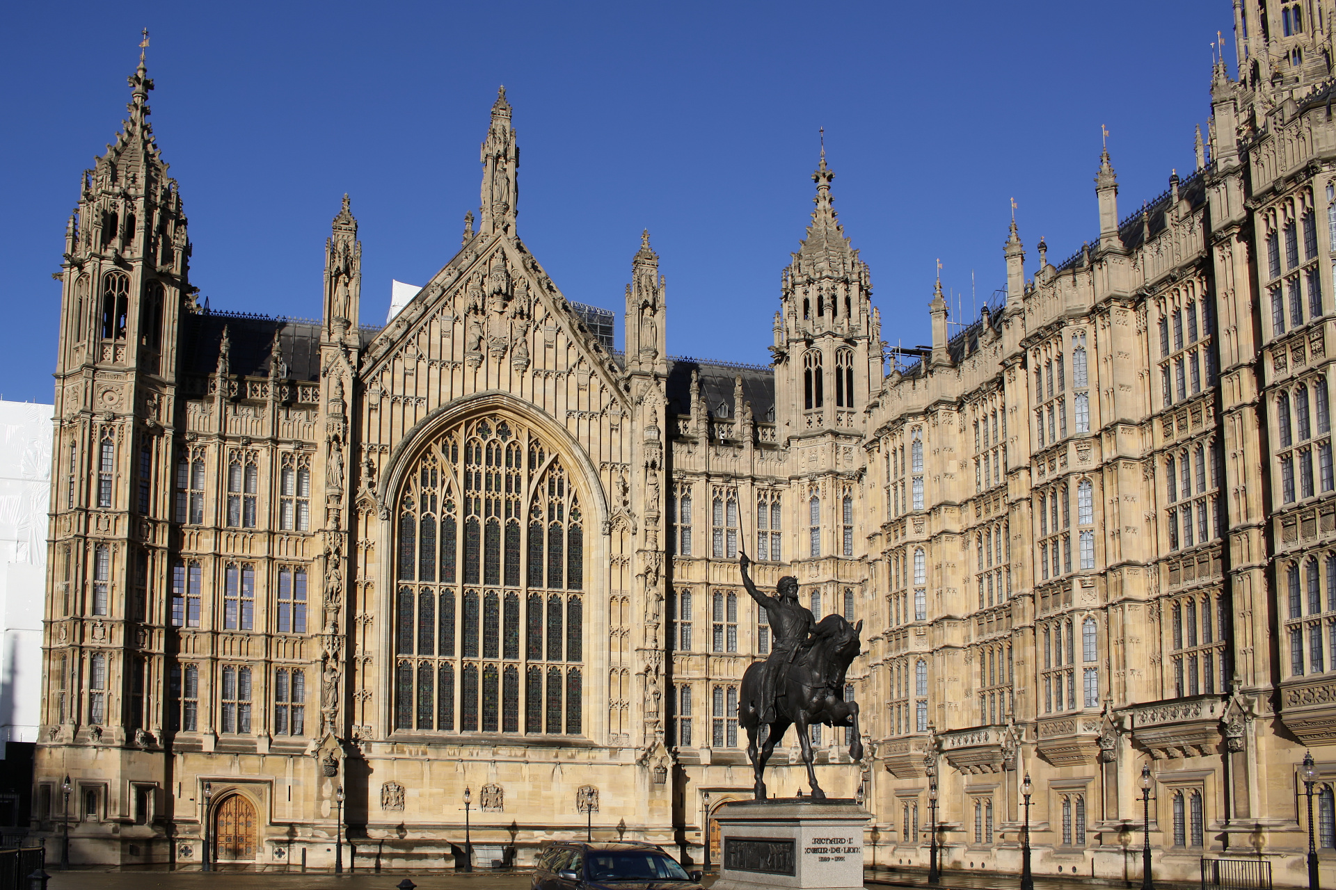 Pałac Westminsterski - Podwórze Starego Pałacu (Podróże » Londyn » Londyn za dnia)