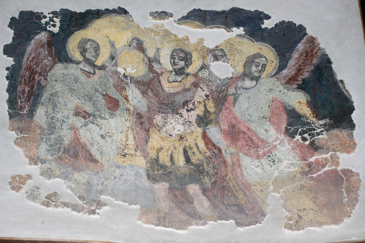 Fresk: Mănăstirea Stavropoleos - Klasztor Stavropoleos (Podróże » Bukareszt)