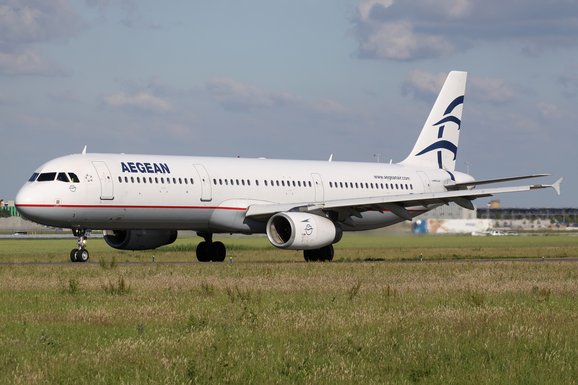 SX-DGT, Aegean Airlines (Samoloty » Spotting na Schiphol » Airbus A321-200)