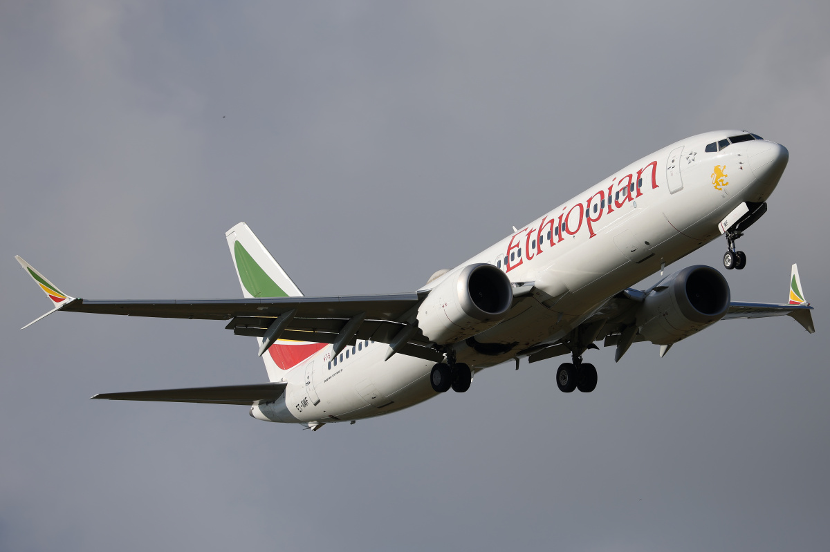 ET-AWF, Ethiopian Airlines (Aircraft » EPWA Spotting » Boeing 737-8 MAX)