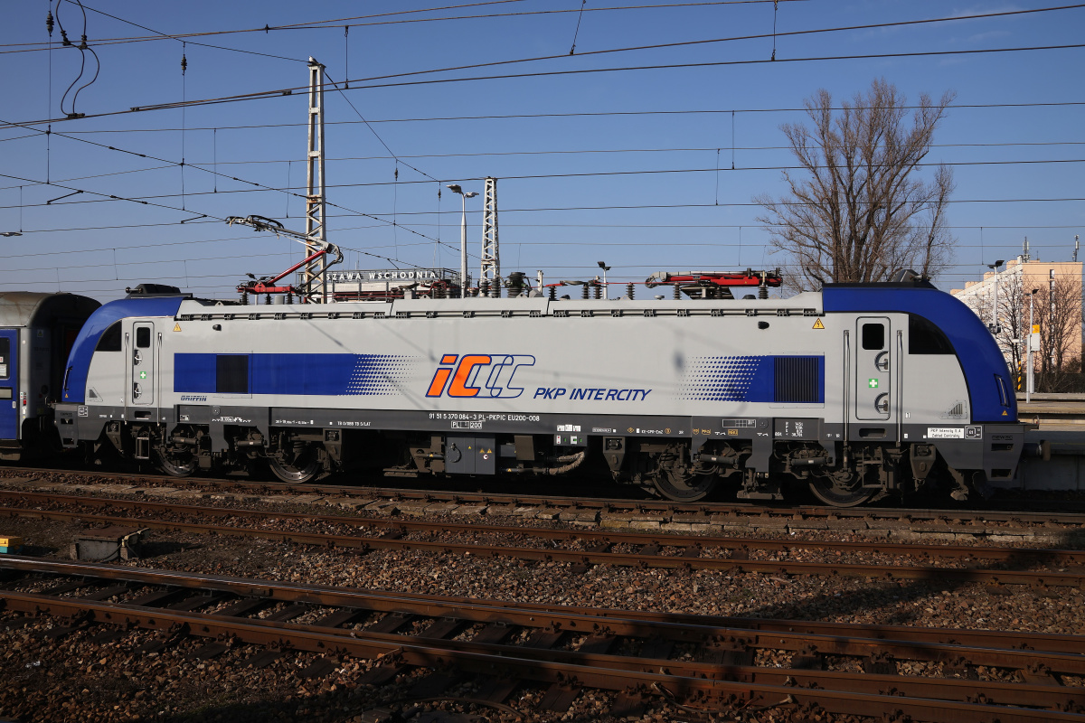 E4MSUa EU200-008 (Vehicles » Trains and Locomotives » Newag Griffin » Multisystem)