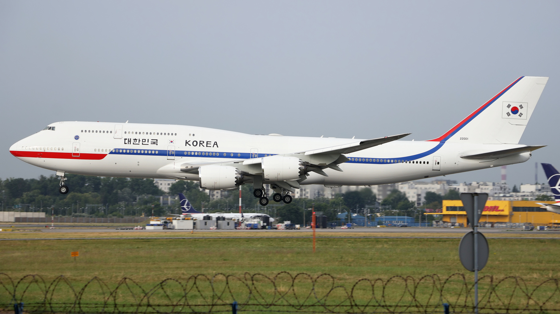 22001, Południowokoreańskie Siły Powietrzne (Samoloty » Spotting na EPWA » Boeing 747-8I)