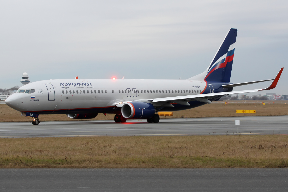 VP-BON (Aircraft » EPWA Spotting » Boeing 737-800 » Aeroflot Russian Airlines)