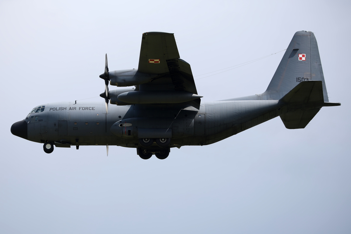 C-130E, 1503 (Aircraft » EPWA Spotting » Lockheed C-130 Hercules » Polish Air Force)