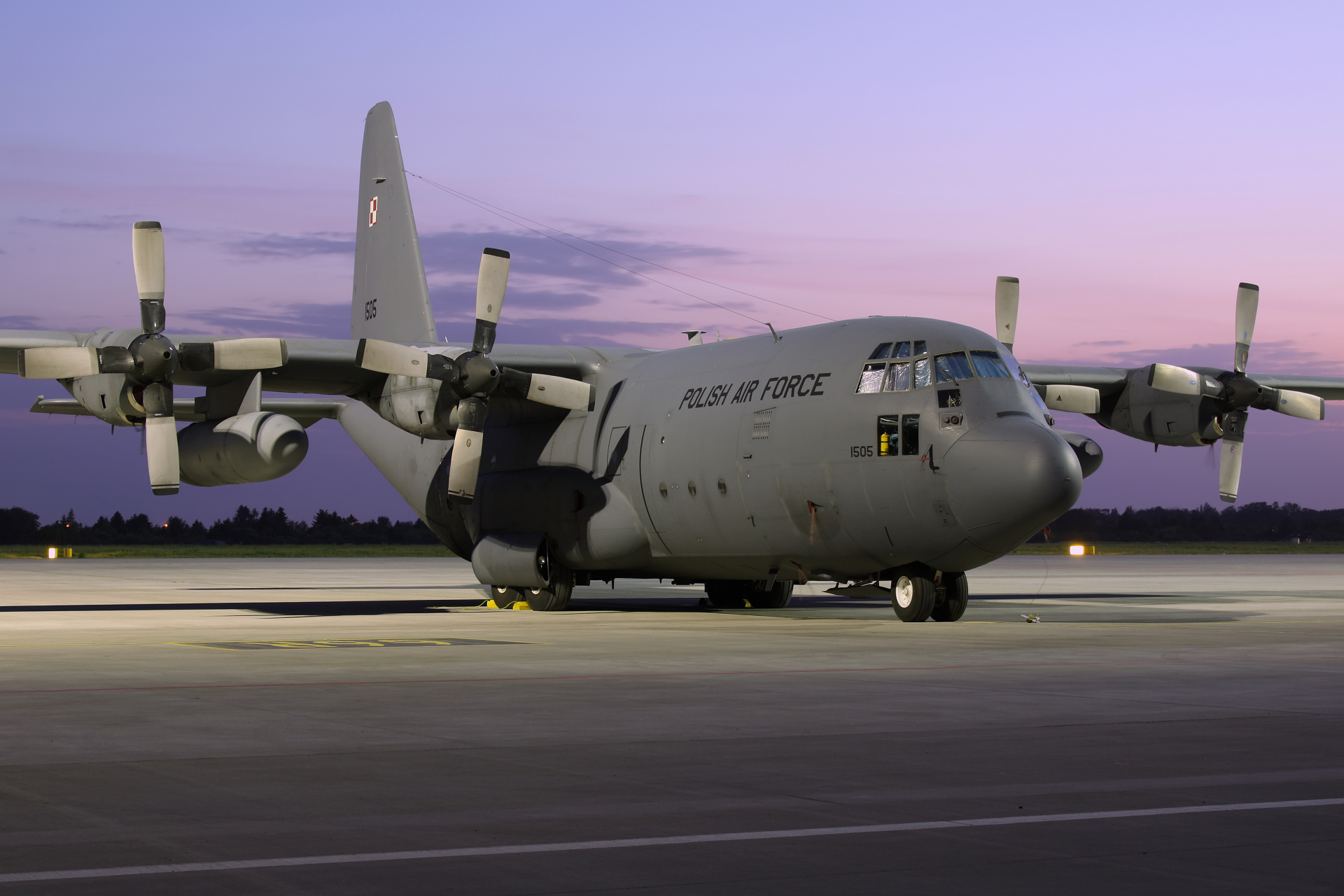 C-130E, 1505 (Aircraft » EPWA Spotting » Lockheed C-130 Hercules » Polish Air Force)