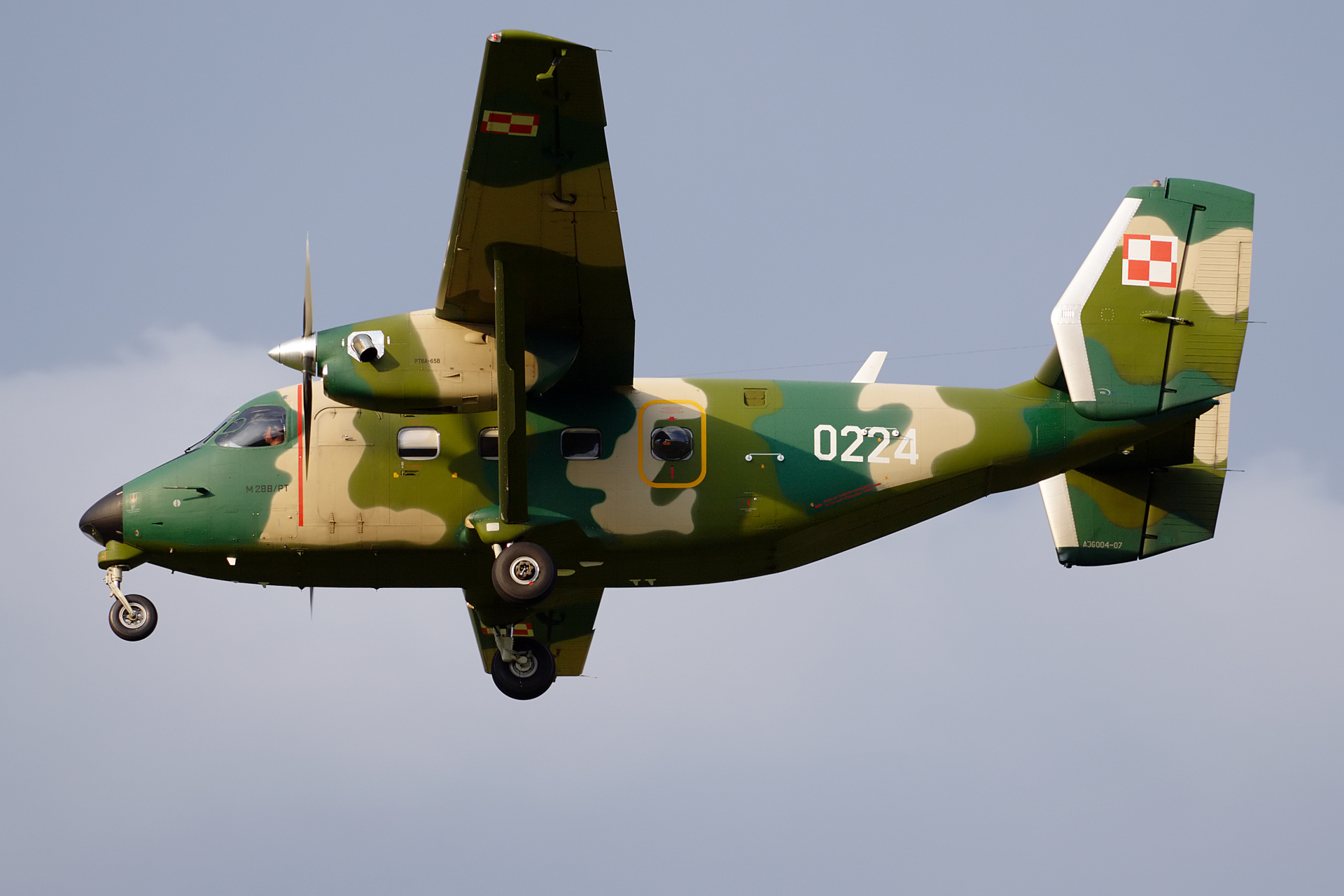 M28B/PT, 0224 (Samoloty » Spotting na EPWA » PZL Mielec M28 » Polskie Siły Powietrzne)