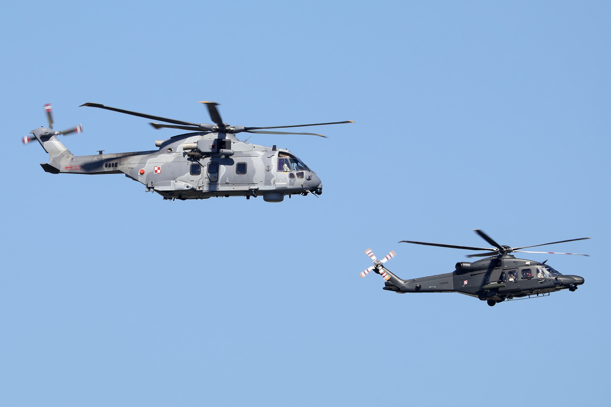 Leonardo AW.101 Merlin Mk.614, ZR288, Polish Air Force, Leonardo AW148, CSX81848, Italian Air Force (Aircraft » Polish Army Day Parade fly-by)