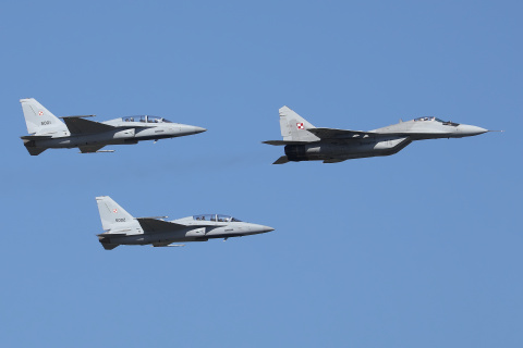 KAI FA-50GF Fighting Eagle, 5001+5002, Mikoyan-Gurevich MiG-29M, 114, Polish Air Force