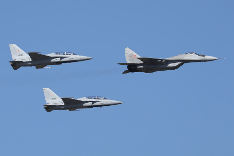 Mikoyan-Gurevich MiG-29M, 114, KAI FA-50GF Fighting Eagle, 5001+5002Polish Air Force