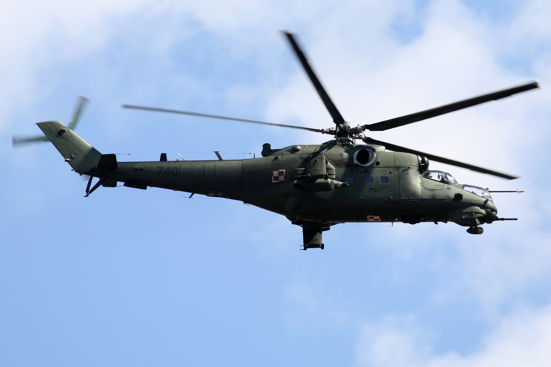 Mil Mi-24V, 740, Polish Air Force (Aircraft » Polish Army Day Parade fly-by)