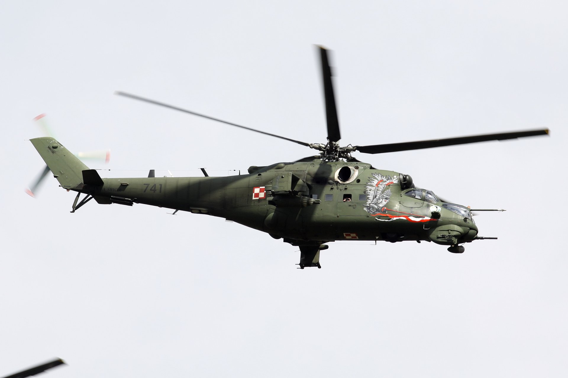 Mil Mi-24V, 741, Polish Air Force (Aircraft » Polish Army Day Parade fly-by)