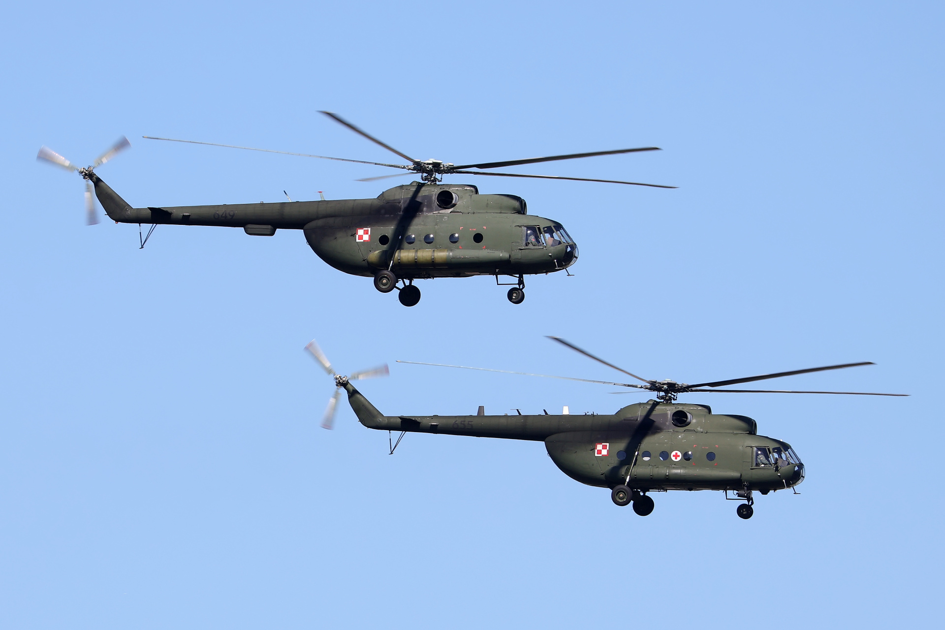 Mil Mi-8T, 649+655, Polish Air Force (Aircraft » Polish Army Day Parade fly-by)