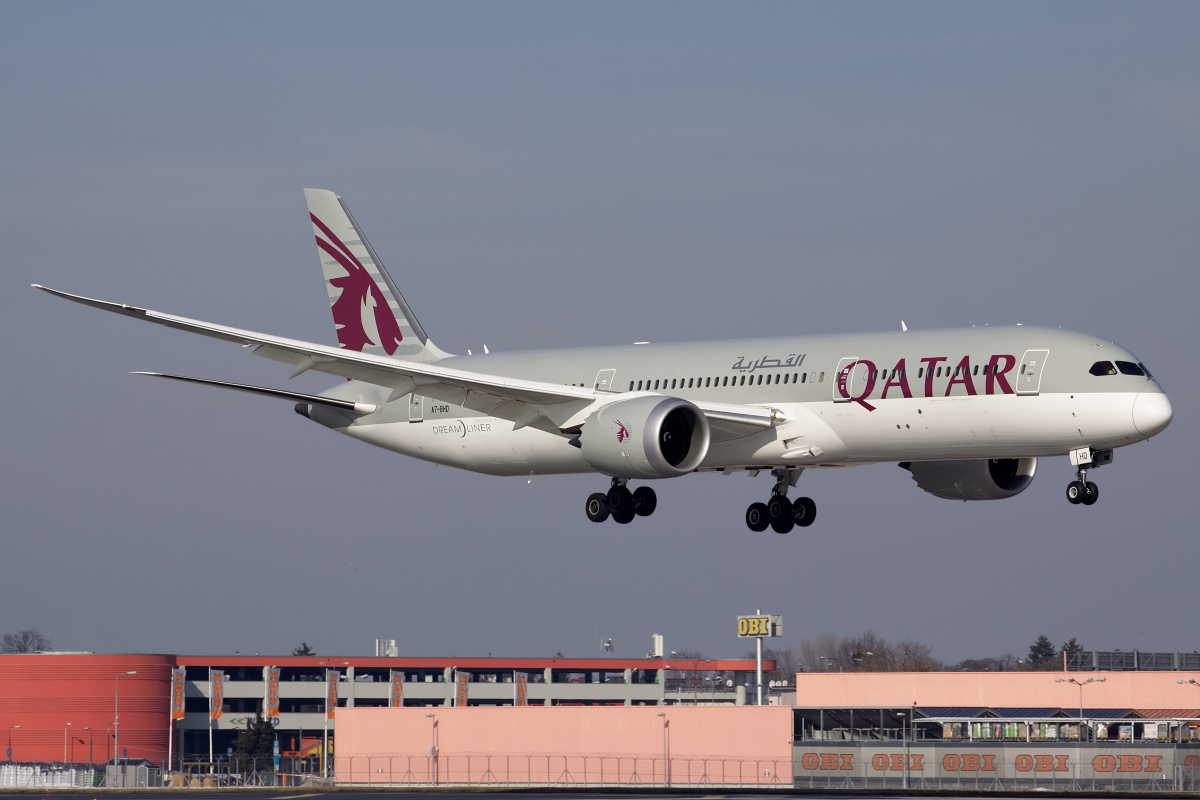 A7-BHD (Samoloty » Spotting na EPWA » Boeing 787-9 Dreamliner » Qatar Airways)