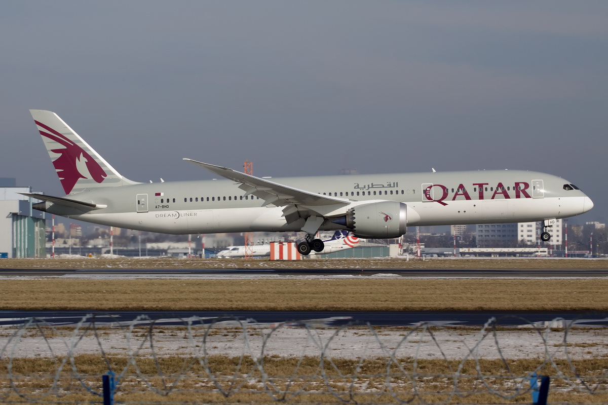 A7-BHD (Samoloty » Spotting na EPWA » Boeing 787-9 Dreamliner » Qatar Airways)