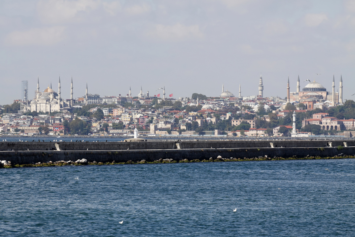 Stary Stambuł z Kadiköy (Podróże » Stambuł » Bosfor)