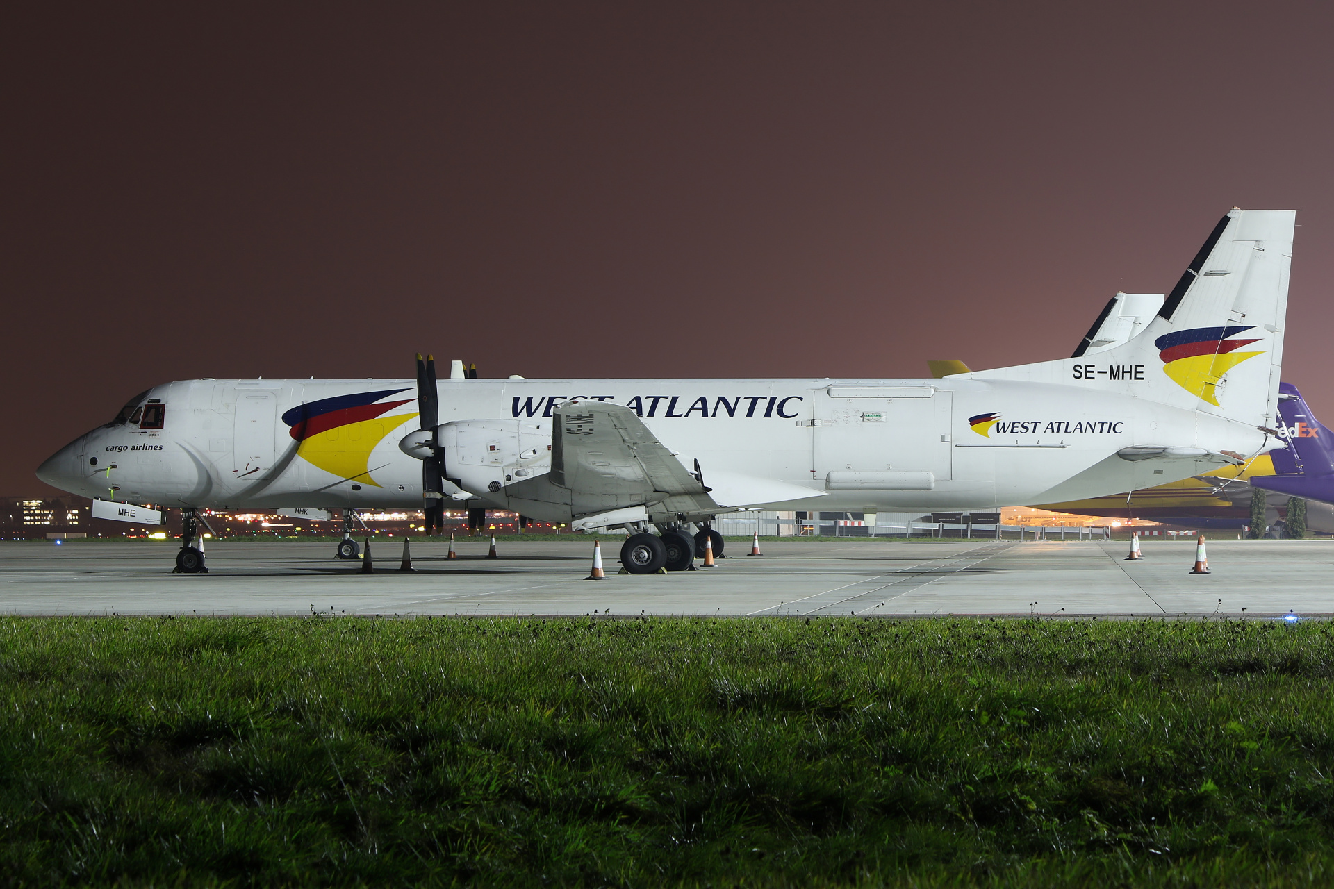 SE-MHE, West Atlantic Airlines (West Air Sweden) (Samoloty » Spotting na EPWA » BAe ATP)