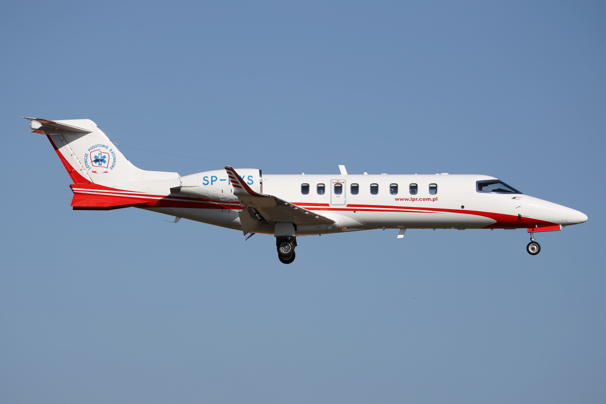 SP-MXS, Lotnicze Pogotowie Ratunkowe (Samoloty » Spotting na EPWA » Bombardier Learjet 75 Liberty)