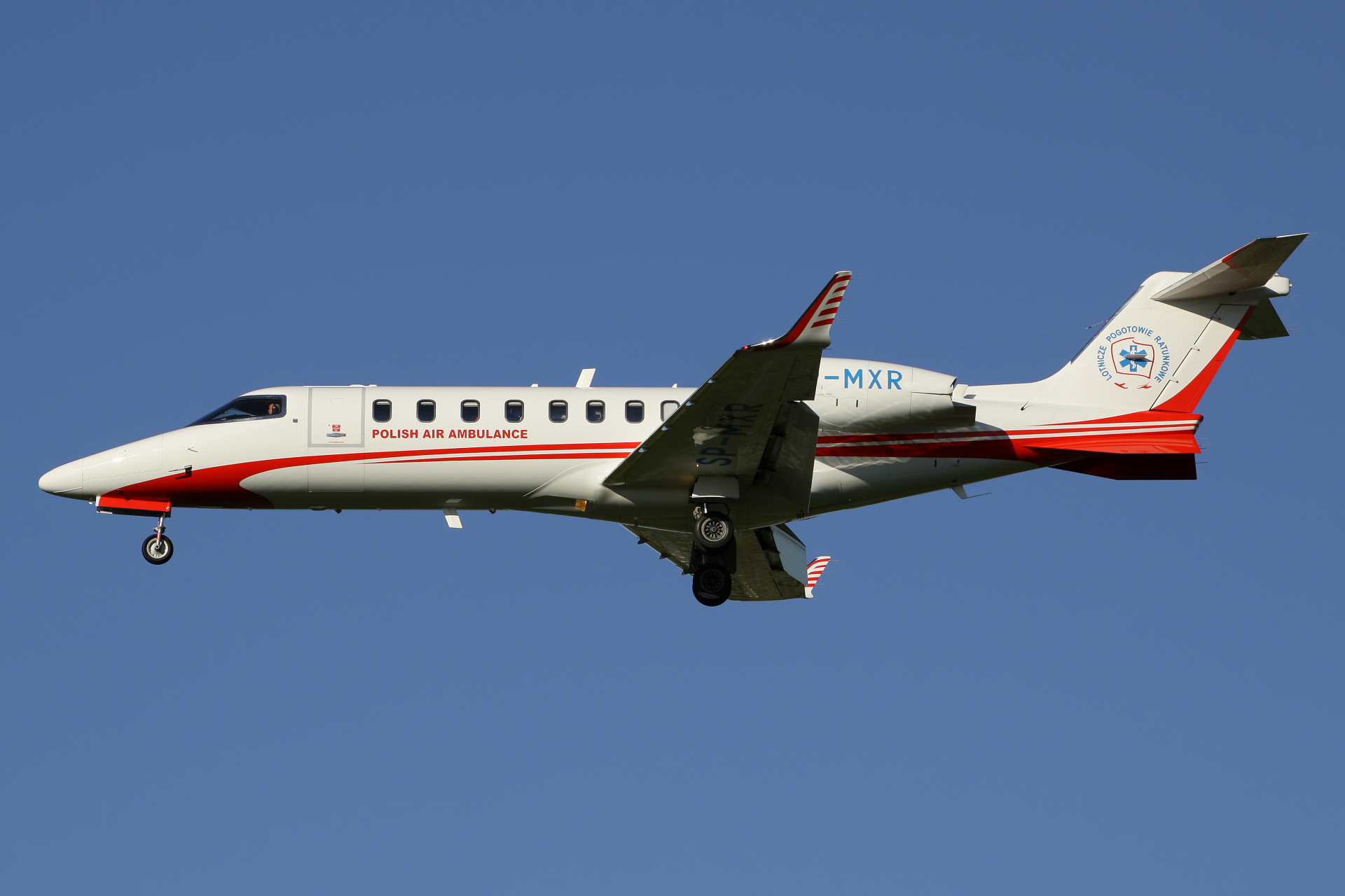 SP-MXR, Lotnicze Pogotowie Ratunkowe (Samoloty » Spotting na EPWA » Bombardier Learjet 75 Liberty)