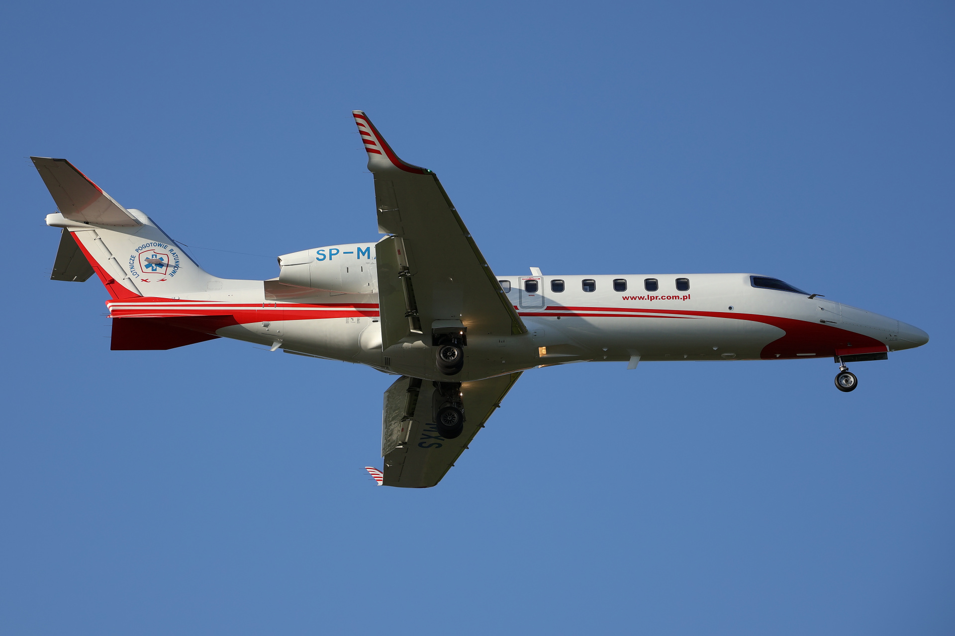 SP-MXS, Lotnicze Pogotowie Ratunkowe (Samoloty » Spotting na EPWA » Bombardier Learjet 75 Liberty)