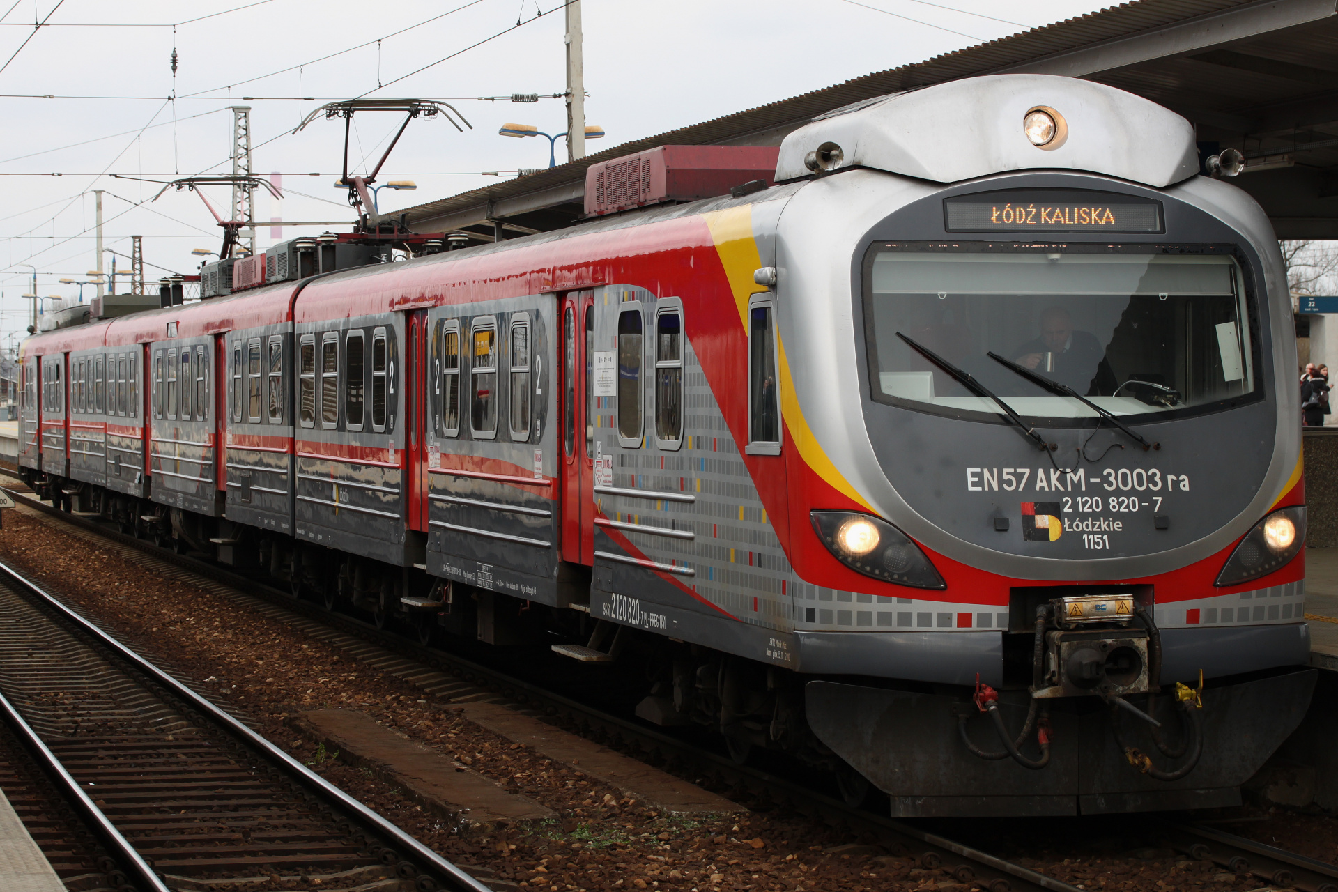 EN57AKM-3003ra (Vehicles » Trains and Locomotives » Pafawag 5B/6B EN57 and revisions)