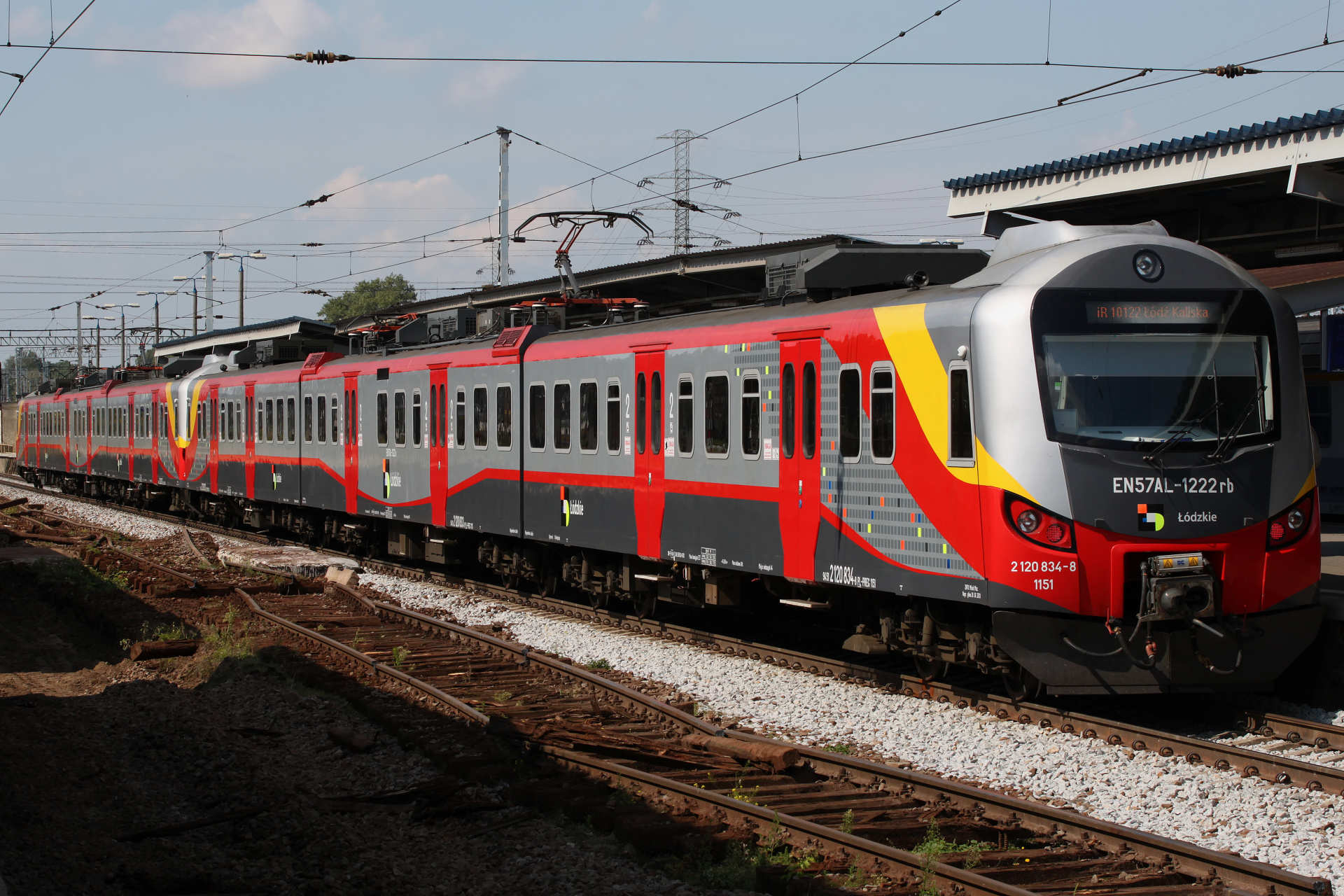 EN57AL-1222 (Vehicles » Trains and Locomotives » Pafawag 5B/6B EN57 and revisions)