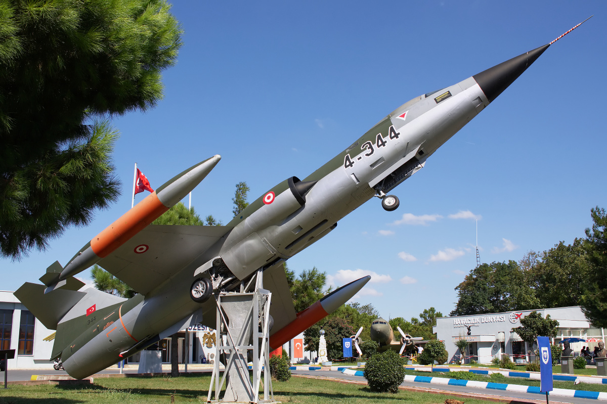 Lockheed (Canadair) F-104G Starfighter, 62-12344 (4-344), Turkish Air Force (Aircraft » Turkish Air Force Museum)