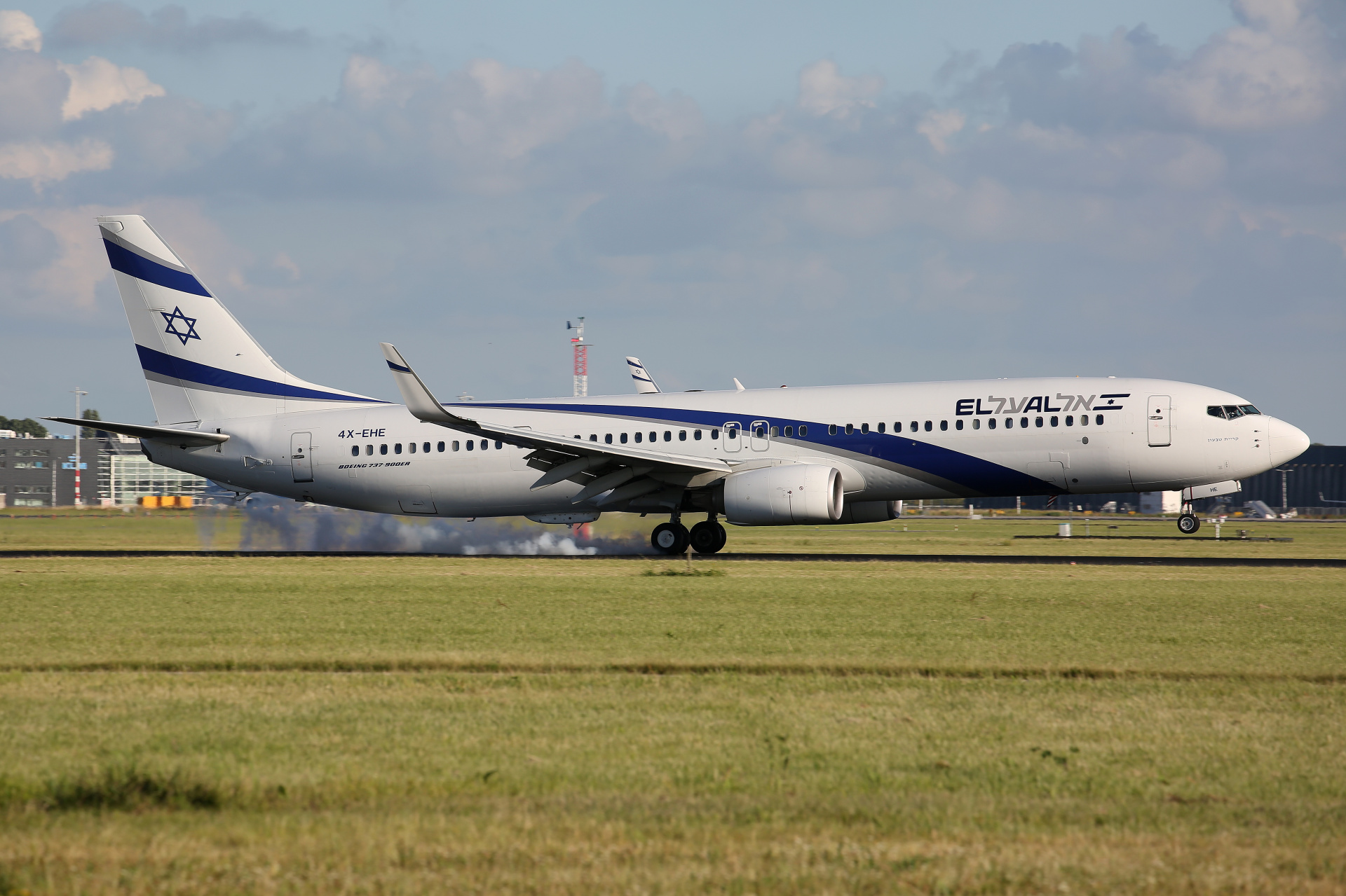 4X-EHE, El Al Israel Airlines (Samoloty » Spotting na Schiphol » Boeing 737-900)