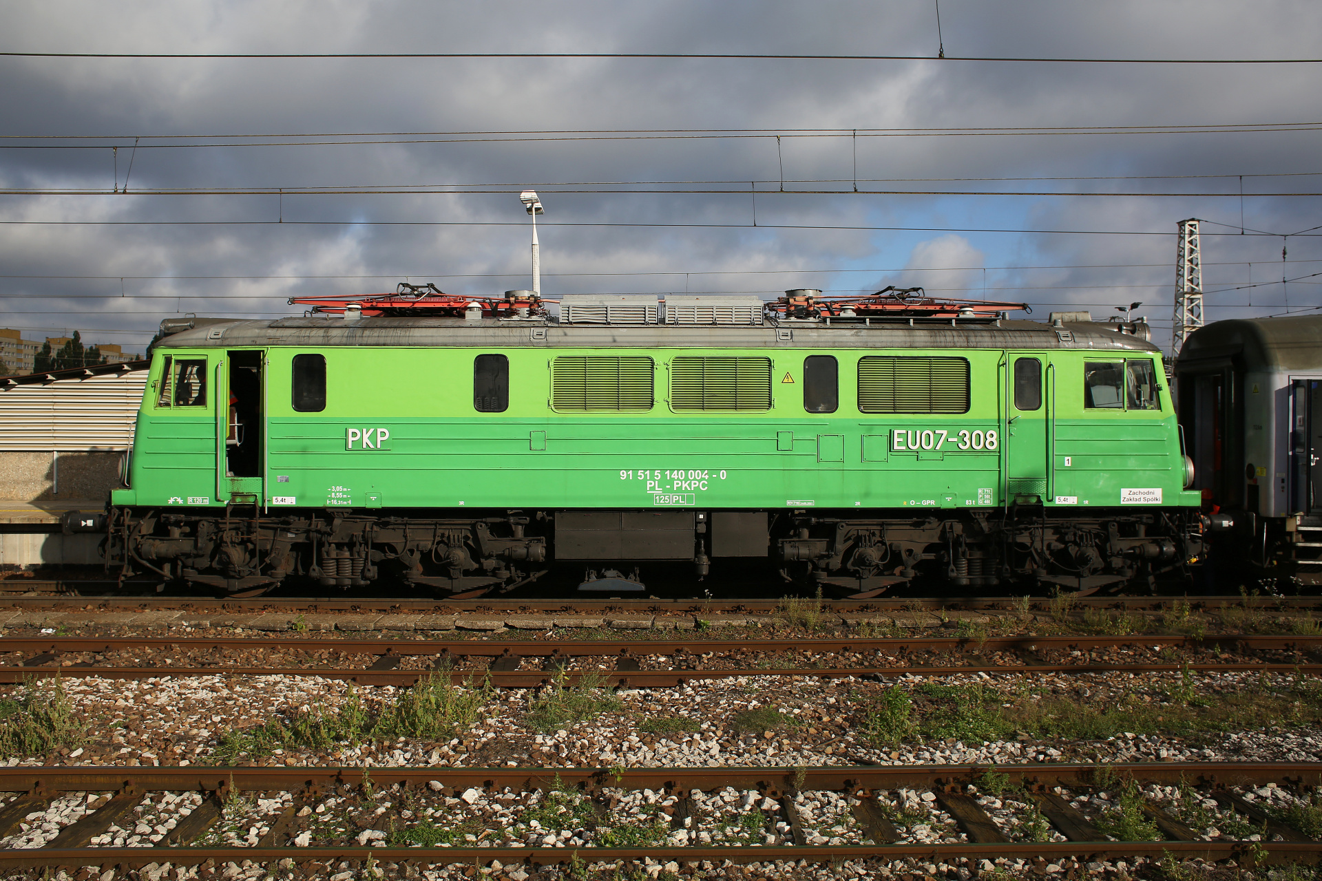 EU07-308 (malatura retro) (Pojazdy » Pociągi i lokomotywy » HCP 303E)