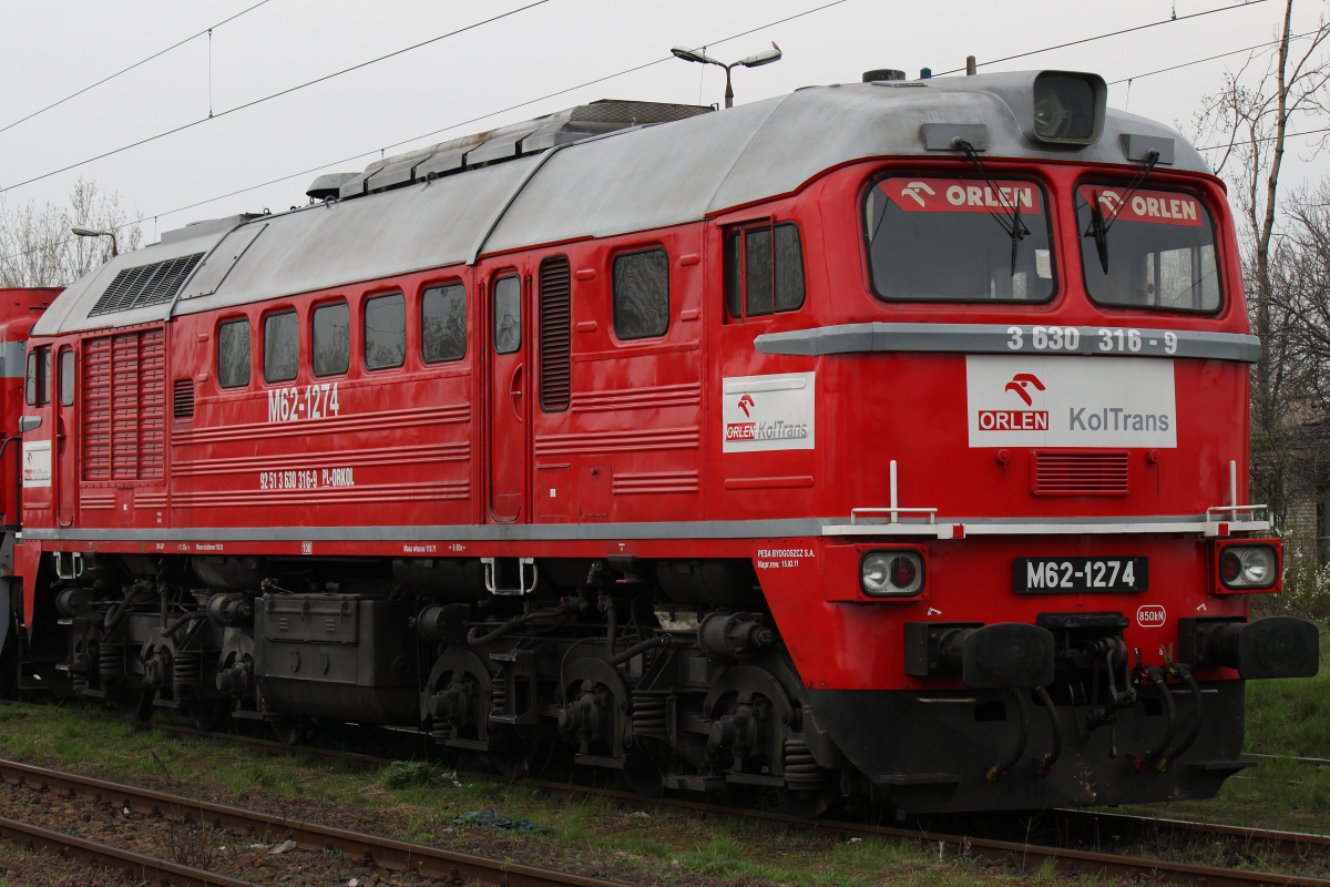 M62-1274 (Vehicles » Trains and Locomotives » ЛТЗ (LTZ) M62)