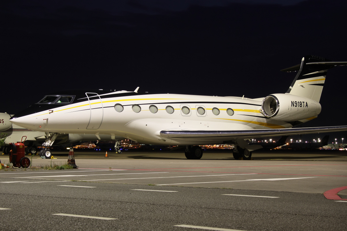 N918TA, Executive Logistics Solutions (Samoloty » Spotting na Schiphol » Gulfstream G650)