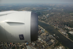 Widok na Csepel nad Szabadkik&ouml;tő
